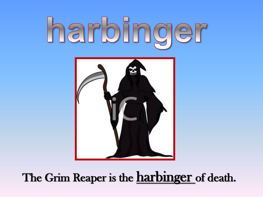 Harbinger definition: anything that foreshadows a future
